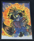 2026 Topps Chrome Marvel Rocket Raccoon 1 1 Sketch Card Chris Botterill Takkun