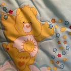 Care Bears Vintage Sweet Dreams Crib Toddler Bedtime Bear Quilted Ruffled