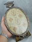 Large German Hanau 800 Silver Crown Picture Frame Antique Vereinigte Vintage