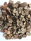 Night-gring 200pcs Rustic Wooden Love Heart Wedding Table Scatter Decoration    