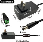 12v 3a Led Power Supply Ac 100-240v 50-60hz To Dc 12v Power Adapter Max 36w Tran