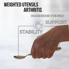 Weighted Silverware For Hand Tremors For Parkinsons  Arthritis   Heavy Utensils