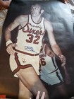 Billy Cunningham Autographed Signed 1971 Si Poster Philadelphia 76ers Jsa