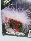 Vintage Fibre Craft Roses And Pearls Feathers Sequin Bead Christmas Ornament Kit