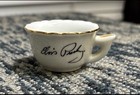 Vintage Elvis Decorative Plate And Tea Cup W Display Stand