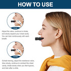 Breathing Exercise Device Lungs Muscle Trainer For Respiratory Therapy   Sports