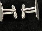 Vintage Sterling Silver Cuff Links Anson Signed Oval Etched Usa Made 9 90grams
