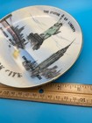 Vintage New York City Souvenir Plate     Statue Of Liberty  Hand Painted Japan