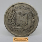 1953 Dominican Republic Silver 10 Centavos -  c48275nq