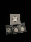 1967 Canadian Uncirculated Silver 25 Cent   3 Canadian 10 Cent Coins