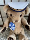  Rare Vintage British Signed 17  House Of Nisbet Captain Bully Teddy Bear  