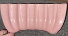 Cookson Pottery Rectangular Planter Ribbed Pink Cp-3808 Vintage Rectangle