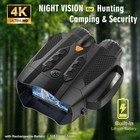 10x Zoom Digital Binoculars 4k Infrared Video Recording Night Vision Goggles