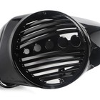  Vivid Black 8  Speaker Lids W tweeter Port For Harley Touring Models 2014