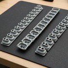 7-key Conductive Rubber Strip Replacement Part Synthesizer Key Contact Rubber