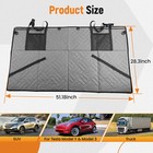 Back Seat Extender Car Camping Travel Mattress For Sleeping For Truck Suv Black