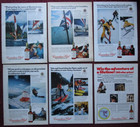 Lot Of 12 Diff Canadian Club Whiskey Print Ads   Adventures Around The World