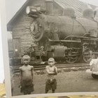 Vintage Lackawanna   Reading 3013 Steam Locomotive Photo 3 5x5 B w Original