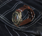 Steampunk Vintage Watch Vostok Komandirskie 2409 Ussr Handmade Leather Strap