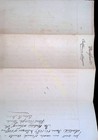 Antique 1860 Land Ownership Certification Document Handwritten