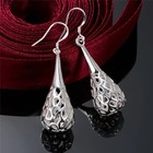 New Charm 925 Sterling Silver Earrings For Women Fashion Jewelry 