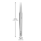 Ultra-precision Tweezers  Straight Tapered Flat Point  Anti-magnetic Stainles   