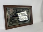 Canadian Mist Whisky Wood Framed Mirror 20x15 