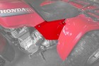 New Honda Atc250es Atc 250es 85 - 87 Big Red Plastic Side Panels 250 Es