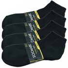 12 Pairs Men s Cotton Casual Crew Ankle quarter Black Socks Low Cut Size 9-13