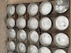 Lot Of 5 Bakery Cake Pans 7    Diameter X 2-3 4    Deep Tin Commercial Bakeware