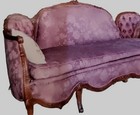    3 Pc Antique Victorian Eastlake Walnut Parlor Set 3 Seater Sofa Armchair Couch