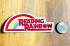 Reading Rainbow Logo Sticker decal Vinyl Multicolor Vintage 80s Pbs Tv Show New