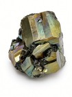 Small Pyrite Cube On Quartz   Indonesia   48g   2cm X 2 5cm