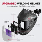 2026 Arccaptain Auto Darkening Welding Helmet Large Viewing Arc Tig Mig 1 25000