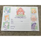 Vintage Lot Of 10 Hallmark Baby Shower Invitations Mcdonald   s Farm - Fast Ship 