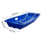35in Winter Plastic Snow Sled Boat Shape Snow Sledge For Child Kid Adult Pull