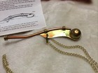 Vintage Copper   Brass Boatswain Naval Whistle W  History   Instructions