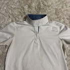 Child   s Large White Essex Classics Short Sleeve Horseback Riding Show Shirt