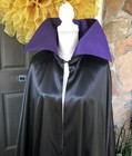 Maleficent Women s Costume Adult Size With Cape  Horns  And Headband