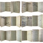 Antique Ottoman Turkish Manuscript Multilingual Handwritten Military Diary Book