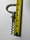 Antique Primitive Metal Corkscrew Oval Loop Handle Wine Bottle Opener 6   