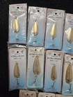 Fishing Wholesale Lot Of 14 Packs Dolphin Brand Gold Supra Spoons Various Sizes