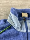Patagonia Fleece Jacket Full Zip Mock Neck Blue Women s Size Medium