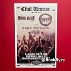 Wayne Static   Otep 2014 Concert Promo 11x17 Street Poster  Portland Or