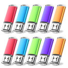 Usb Flash Drive 10 Pack Usb 2 0 Memory Stick 1gb 2gb 4gb 8gb 16gb 32gb 64gb Lot 