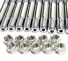 08  Honda Cbr1000rr Cylinder Head Stud Kit Titanium Crankcase Stud 12 Pt Nut Kit
