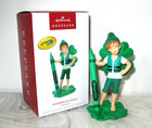 2024 Hallmark Crayola Green Shamrock Fairy Christmas Ornament