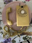 Vintage Itt Rotary Dial Wall Phone 1970s Retro Mustard Yellow Usa Made Telephone