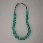 Vtg Native American Turquoise 20  Necklace
