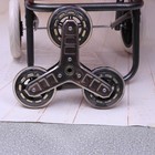 2x Triangle Caster Replacement Folding Shopping Cart Stair Climbing Wheels